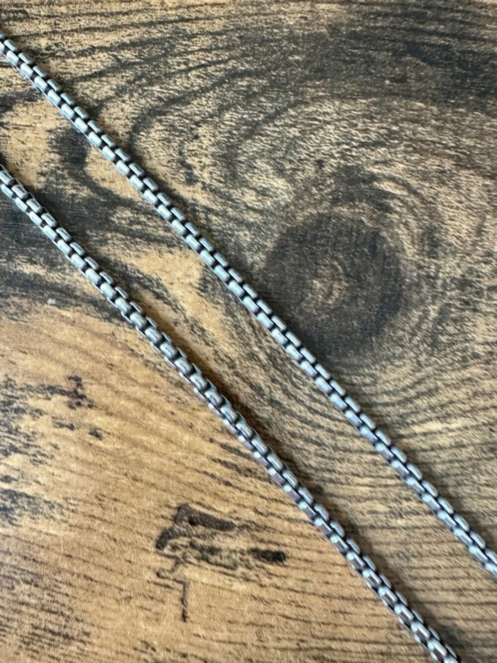 David Yurman Medium Box Chain Necklace in Sterling Silver - 3.6mm - 20" - Picture 4 of 11